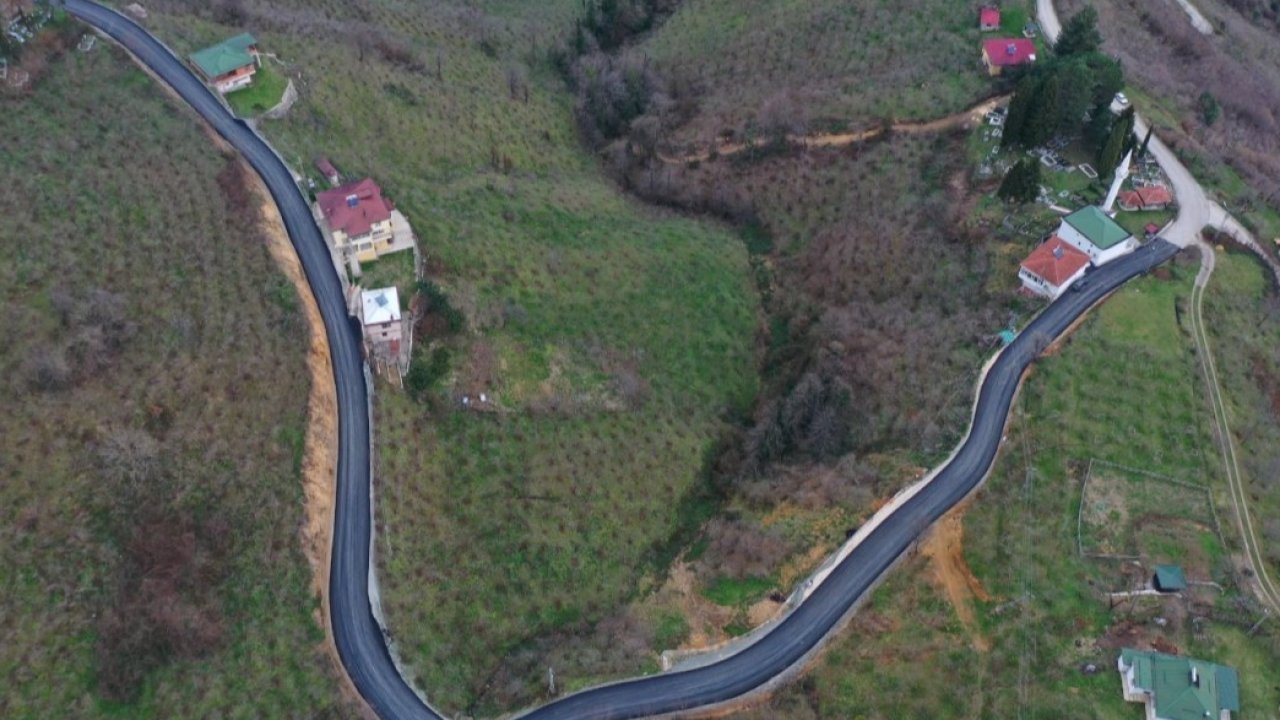 Ordu’da 40 yıllık yol hayali gerçek oldu