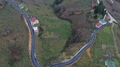 Ordu’da 40 yıllık yol hayali gerçek oldu