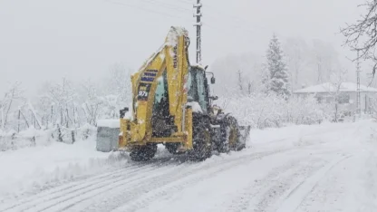 Ordu’da kar seferberliği!  472 mahalle yolu açıldı