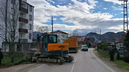 Ordu'da yol çalışmaları hızlandı