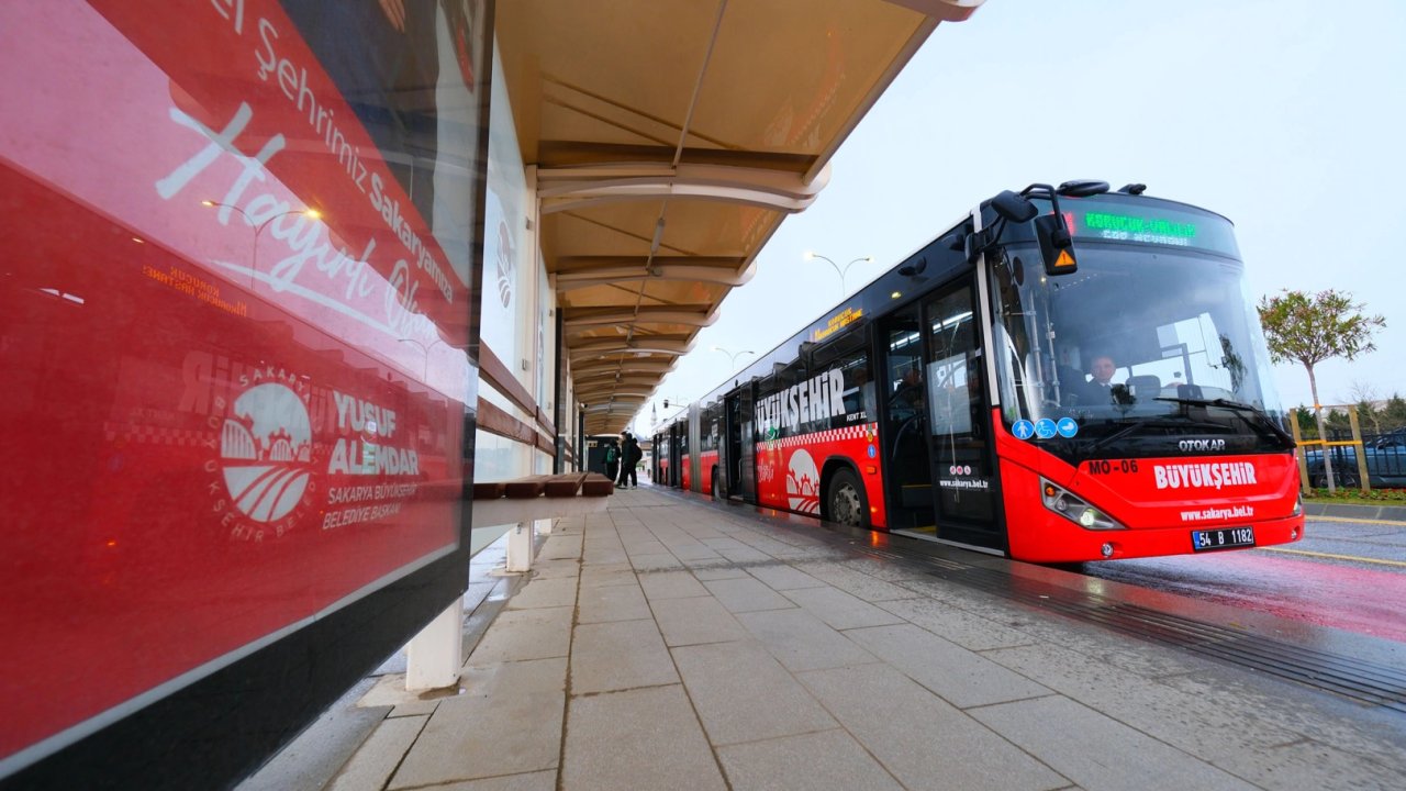 Sakarya'da toplu ulaşımda ilk tercih metrobüs