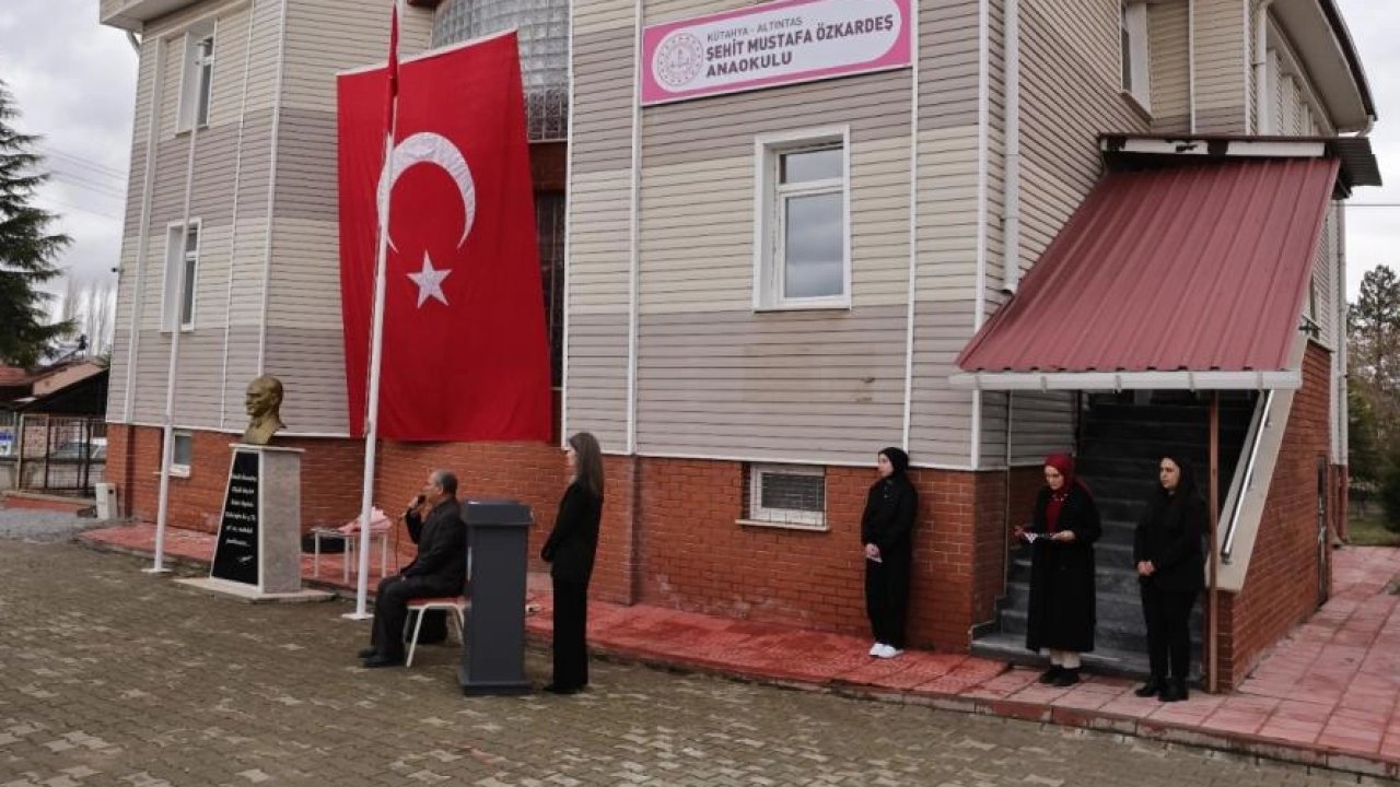 Şehit Mustafa Özkardeş’in adıı Kütahya'da anaokulunda yaşatılacak