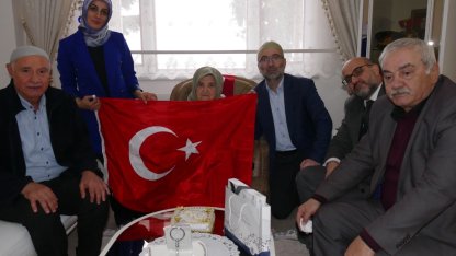 Trabzon'da şehit aileleri ve gazilere vefa ziyareti