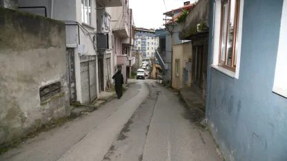 Trabzon'da Toklu Mahallesi’nde yol sorunu çözülüyor