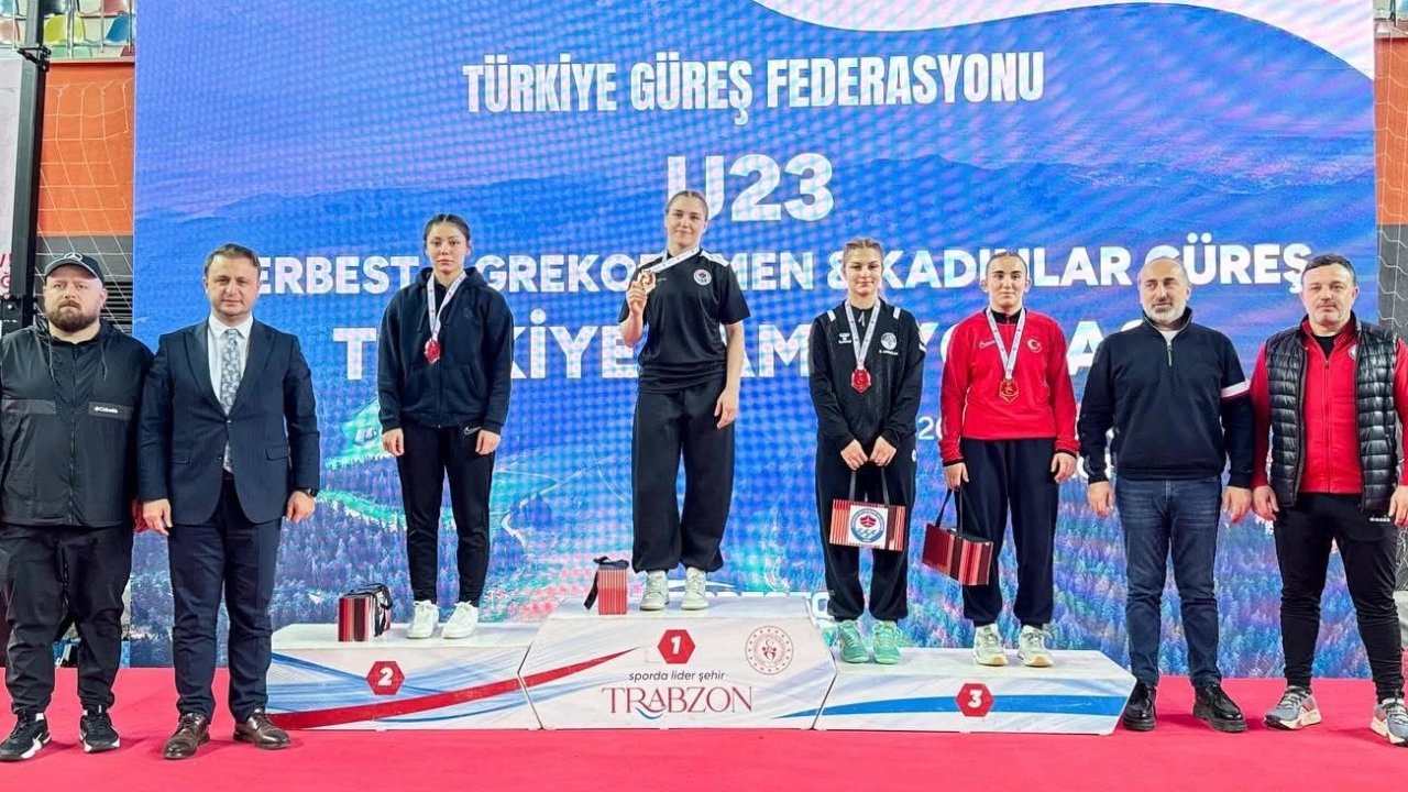Trabzon’dan güreşte çifte şampiyonluk