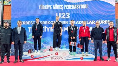 Trabzon’dan güreşte çifte şampiyonluk