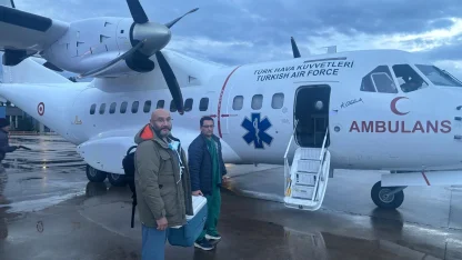 Türk Hava Kuvvetleri’nden hayat kurtaran uçuş
