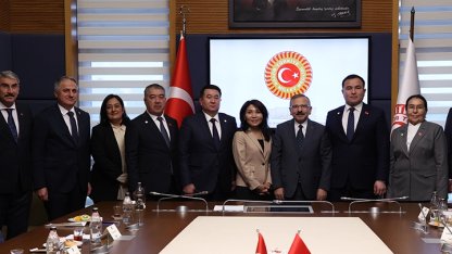 Türkiye ile Kırgızistan dostluk grupları TBMM'de görüştü