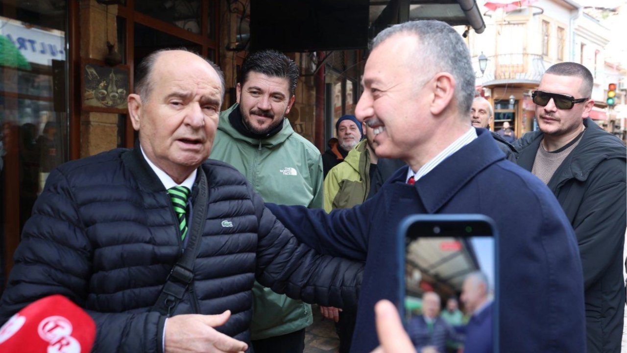 Üsküp sokaklarında Türkiye sevgisi