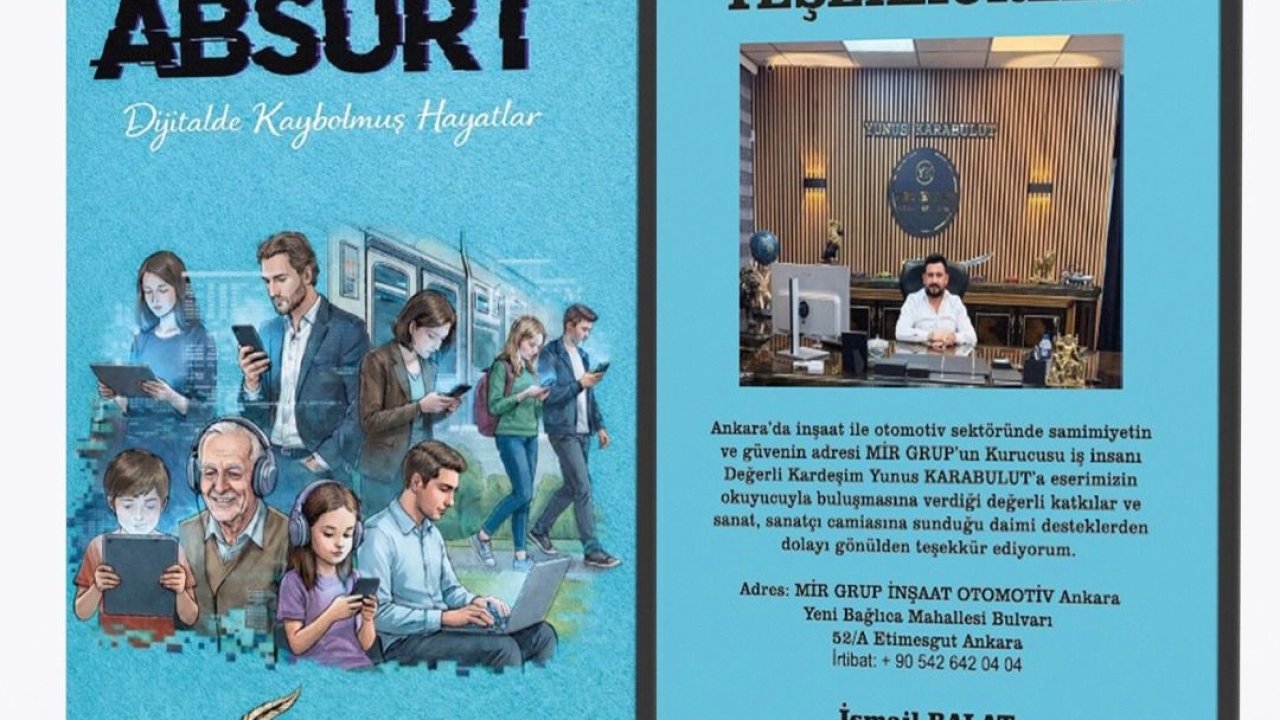 “Absürt – Dijitalde Kaybolmuş Hayatlar” okuyucuyla buluştu