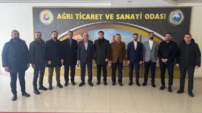 Ağrı’da mali müşavirlerden ATSO’ya ziyaret