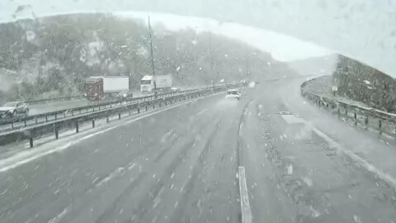 Ankara–Bolu hattında kar mesaisi