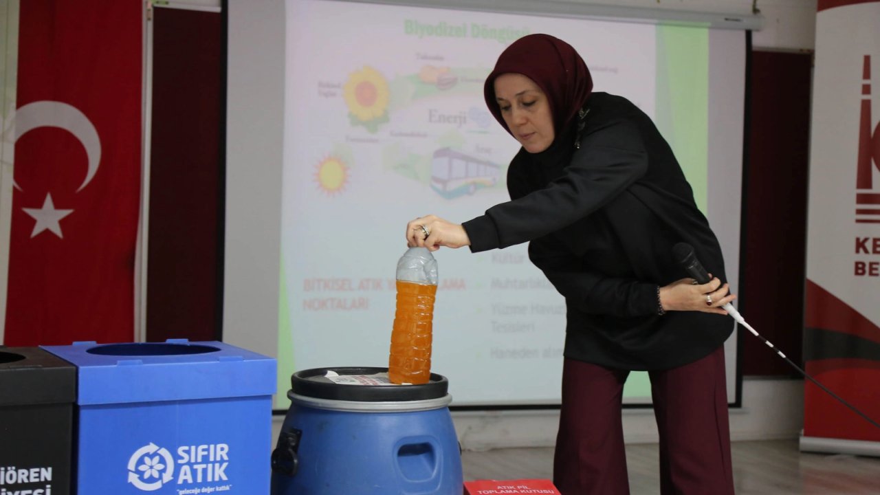 Ankara Keçiören'de öğrencilere çevre bilinci eğitimi