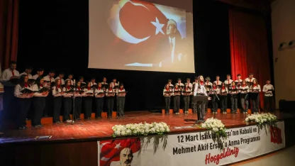 Artvin'de İstiklal Marşı'nın kabulünün 105. yılı kutlandı