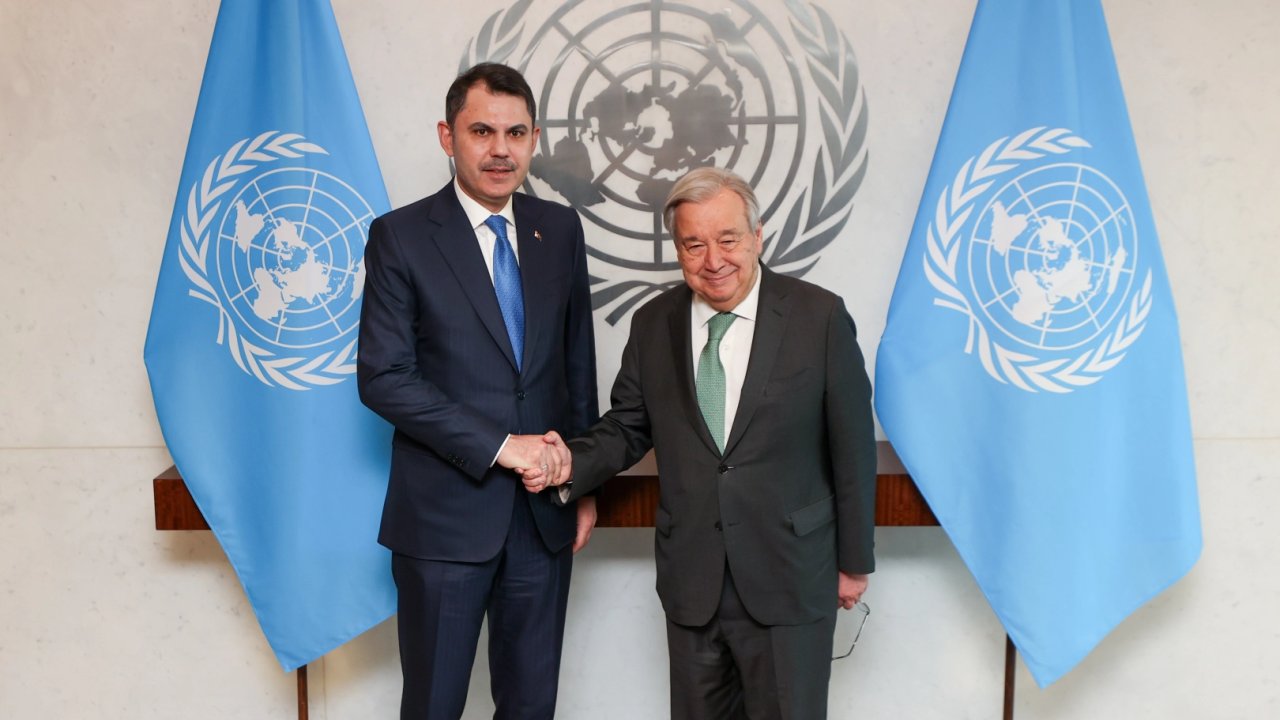 Bakan Kurum'dan BM temsilcileriyle ikili görüşme