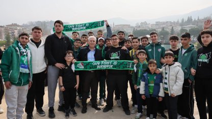Başkan Bozbey, Bursaspor taraftarlarıyla şampiyonluk heyecanını paylaştı