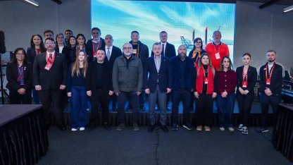 Başkan Büyükakın uluslararası gazetecilerle bir araya geldi