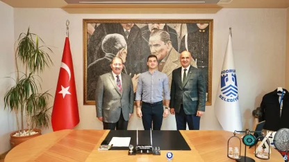 Başkan Topuz’dan Başkan Mandalinci’ye ziyaret