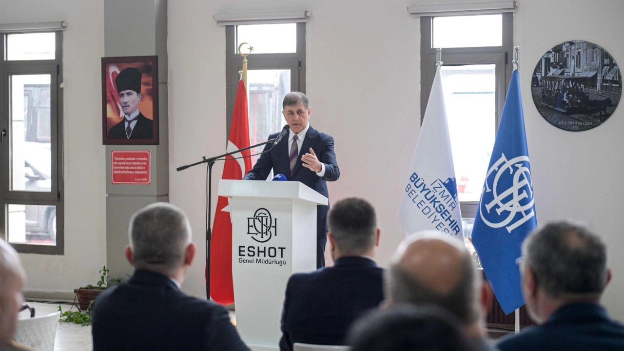 Başkan Tugay’dan ESHOT çalışanlarına moral mesajı