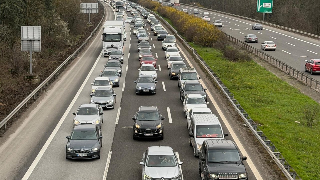 Bayram dönüşü yoğunluğu
