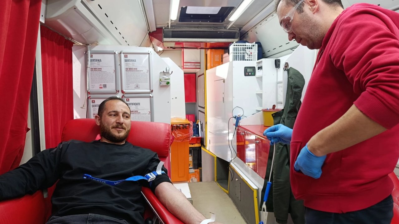 Bilecik Pazaryeri’nde kan bağışına yoğun ilgi