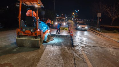 Bu belediye millet uykudayken çalışıyor