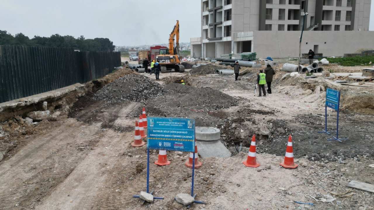 Bursa Büyükşehir'den güçlü altyapı hamlesi