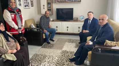 Bursa Gemlik’te Kaymakam Canbaba’dan şehit aileleri ve gazilere Ramazan ziyareti