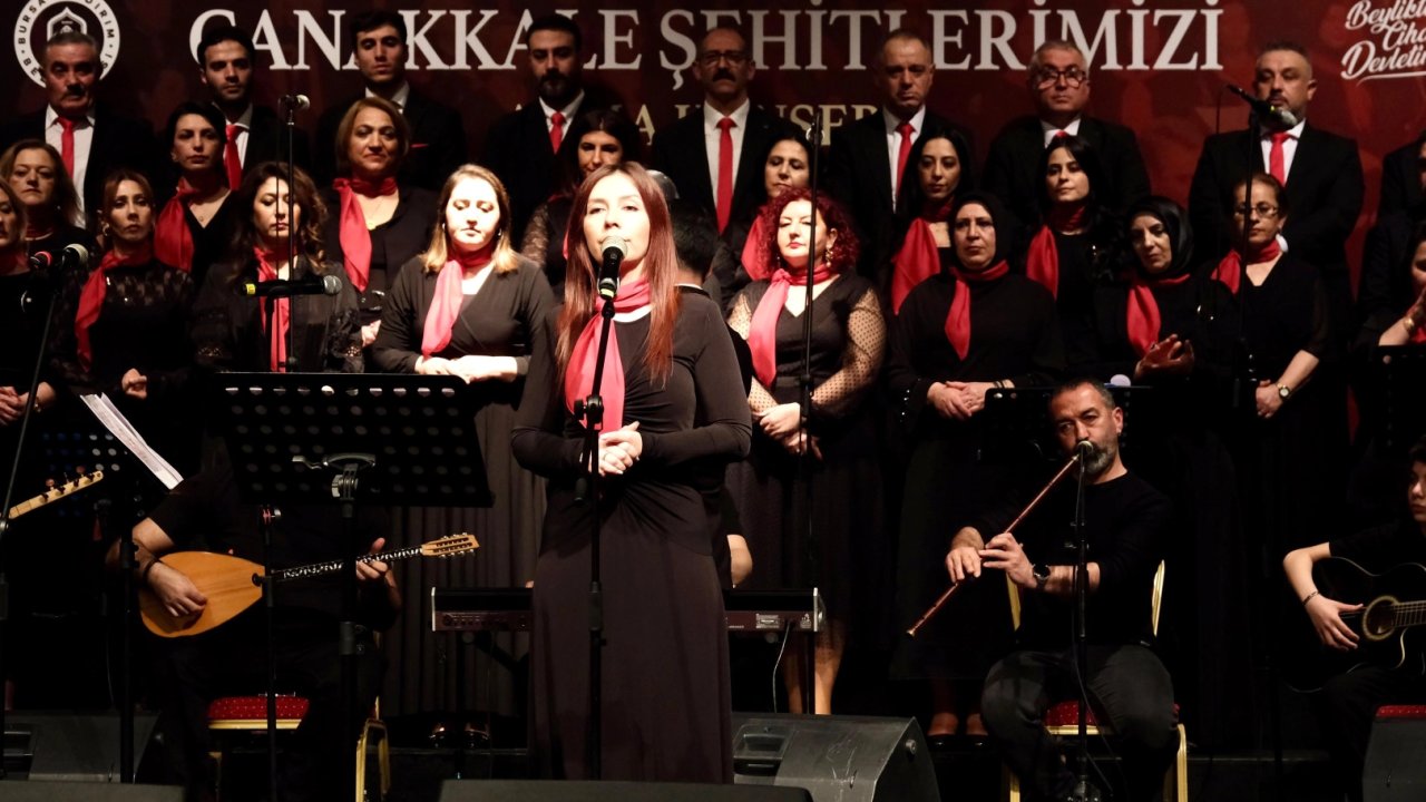 Bursa Yıldırım'da Çanakkale ruhu türkülerle yaşatıldı