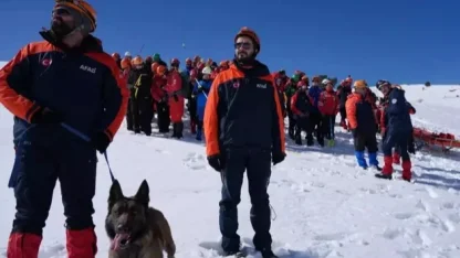Bursa’da AFAD liderliğinde çığ arama ve kurtarma tatbikatı