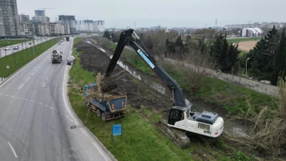 Bursa'da Ayafatma Deresi'nde kapsamlı temizlik