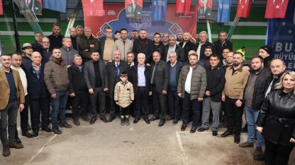 Bursa'da Başkan Bozbey İzniklilerle buluştu