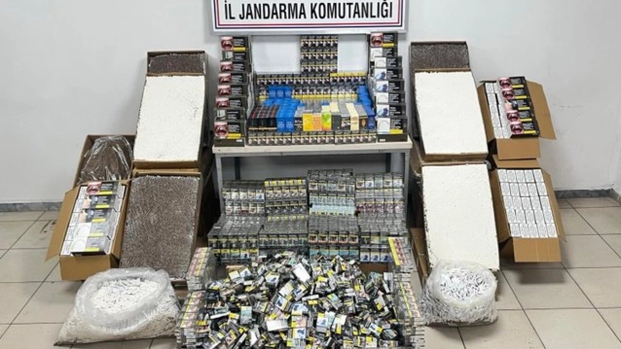 Bursa’da binlerce kaçak sigara ele geçirildi