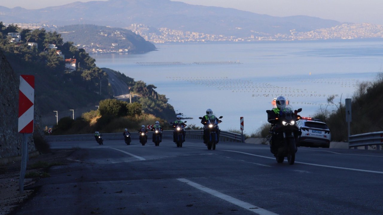 Bursa’da Jandarmadan motosiklet sürüş eğitimi tamamlandı