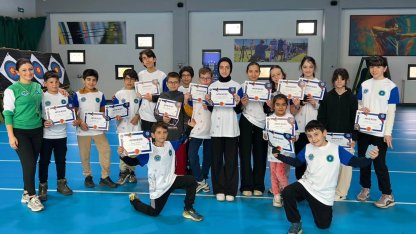 Bursa'da Kış Okullarında sertifika heyecanı