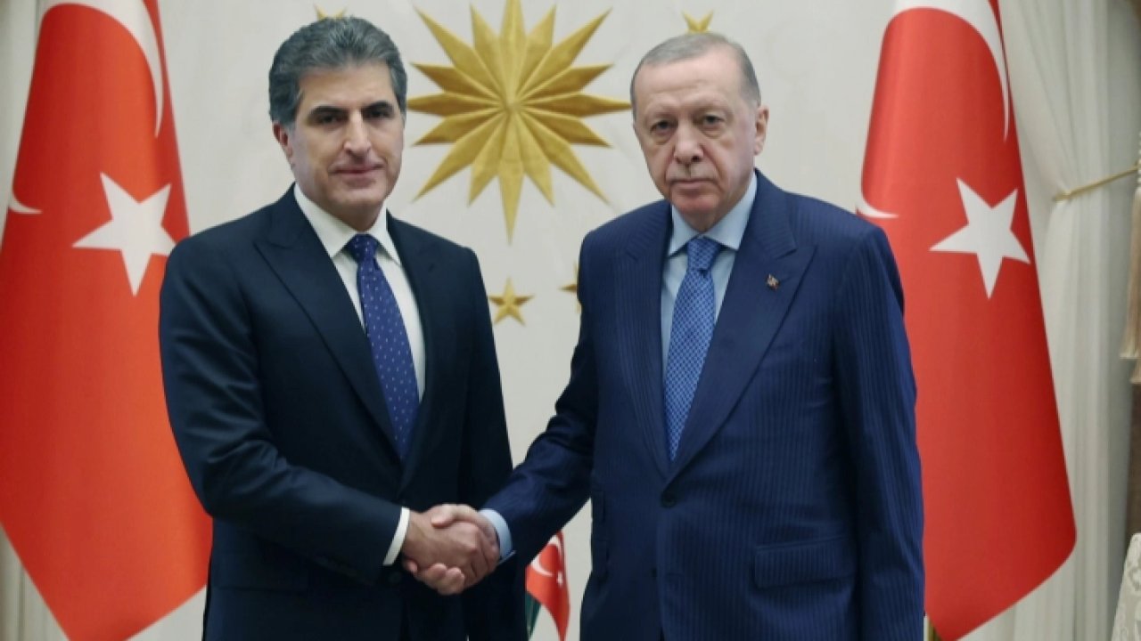 Cumhurbaşkanı Erdoğan, Barzani ile görüştü