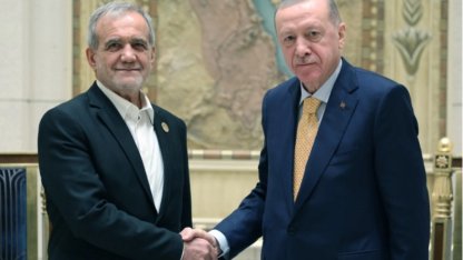 Cumhurbaşkanı Erdoğan İran Cumhurbaşkanı Pezeşkiyan ile görüştü
