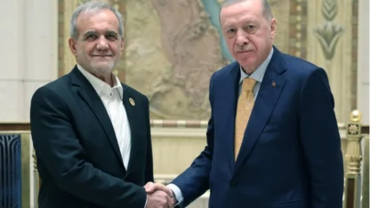 Cumhurbaşkanı Erdoğan İran Cumhurbaşkanı Pezeşkiyan ile görüştü