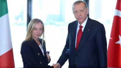 Cumhurbaşkanı Erdoğan, Meloni ile görüştü