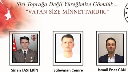 Cumhurbaşkanı Erdoğan’dan helikopter kazasındaki şehitlere taziye mesajı