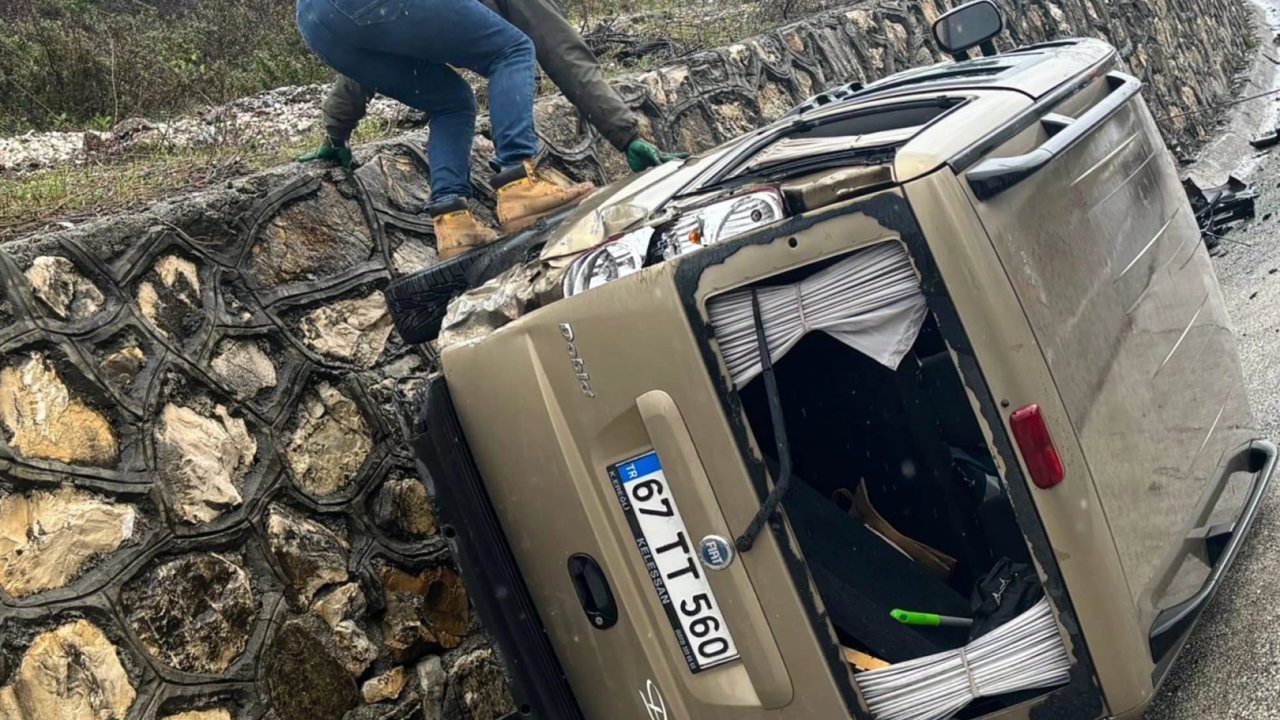 Düzce Akçakoca'da trafik kazası: 1 yaralı