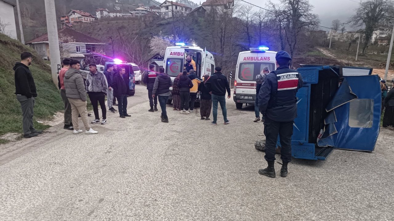 Düzce Yığılca’da patpat kazası: 2 yaralı