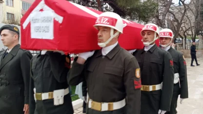 Edirne Keşan'da Kıbrıs Gazisi'ne son görev