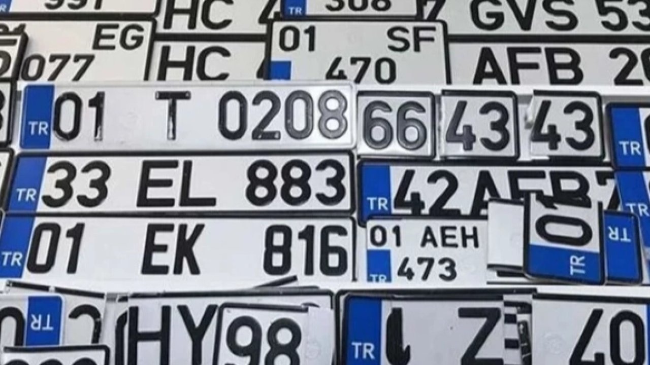 EGM'den plaka kullanımıyla ilgili uyarı