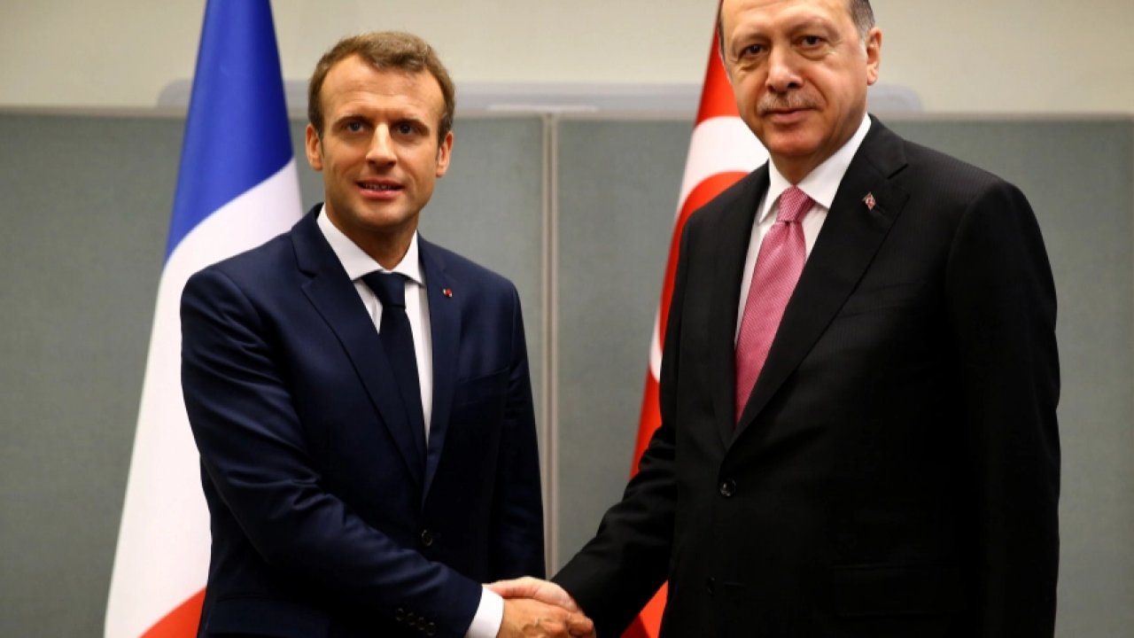 Erdoğan, Macron ile küresel çatışmaları görüştü