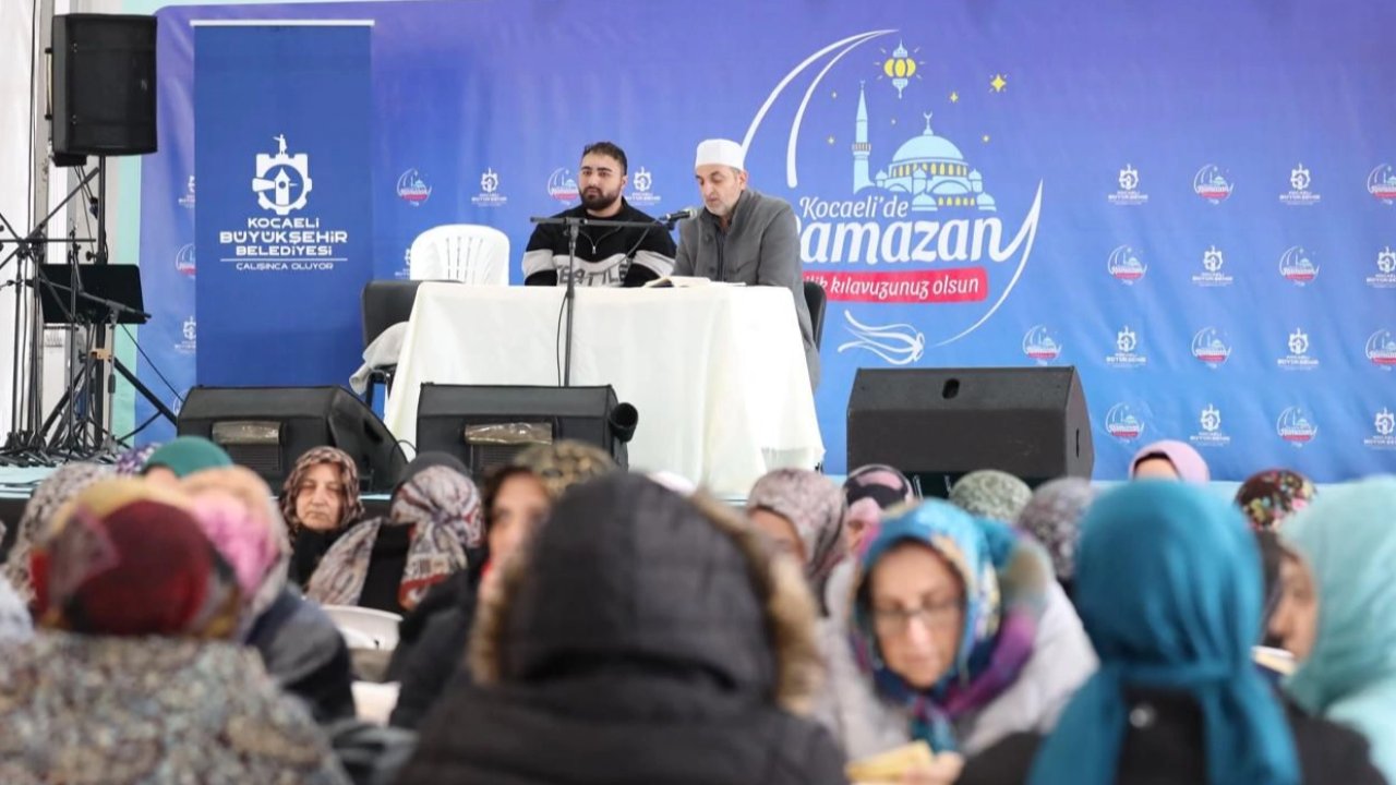 Gebze’de Ramazan ayı mukabele ile taçlanıyor