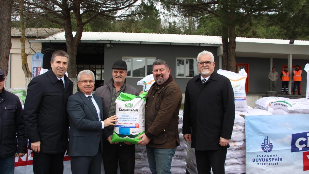 İstanbul Büyükşehir'den çiftçilere girdi ve araç desteği
