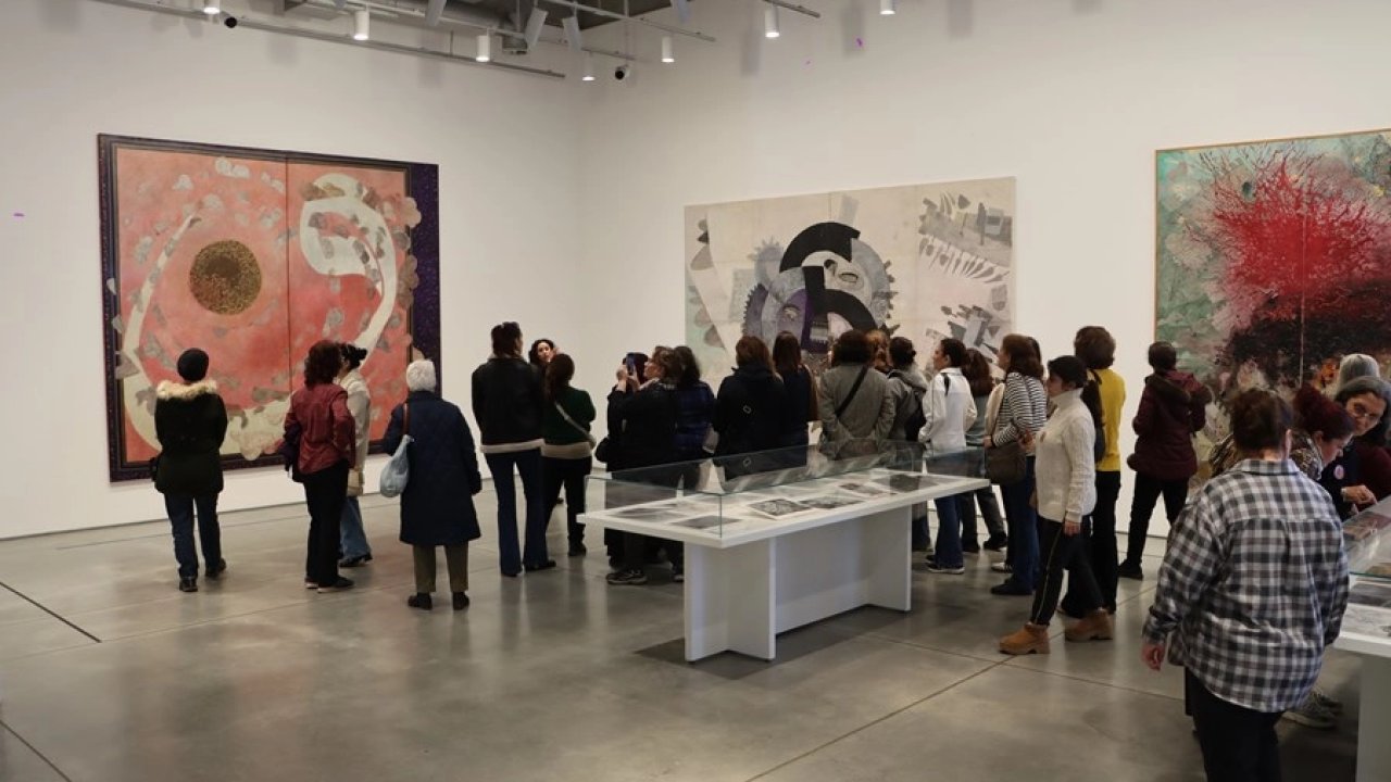 İstanbul Maltepeli kadınlar İstanbul Modern’i gezdi