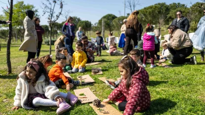 İzmir Bornova’da minikler öğrenerek eğlendi