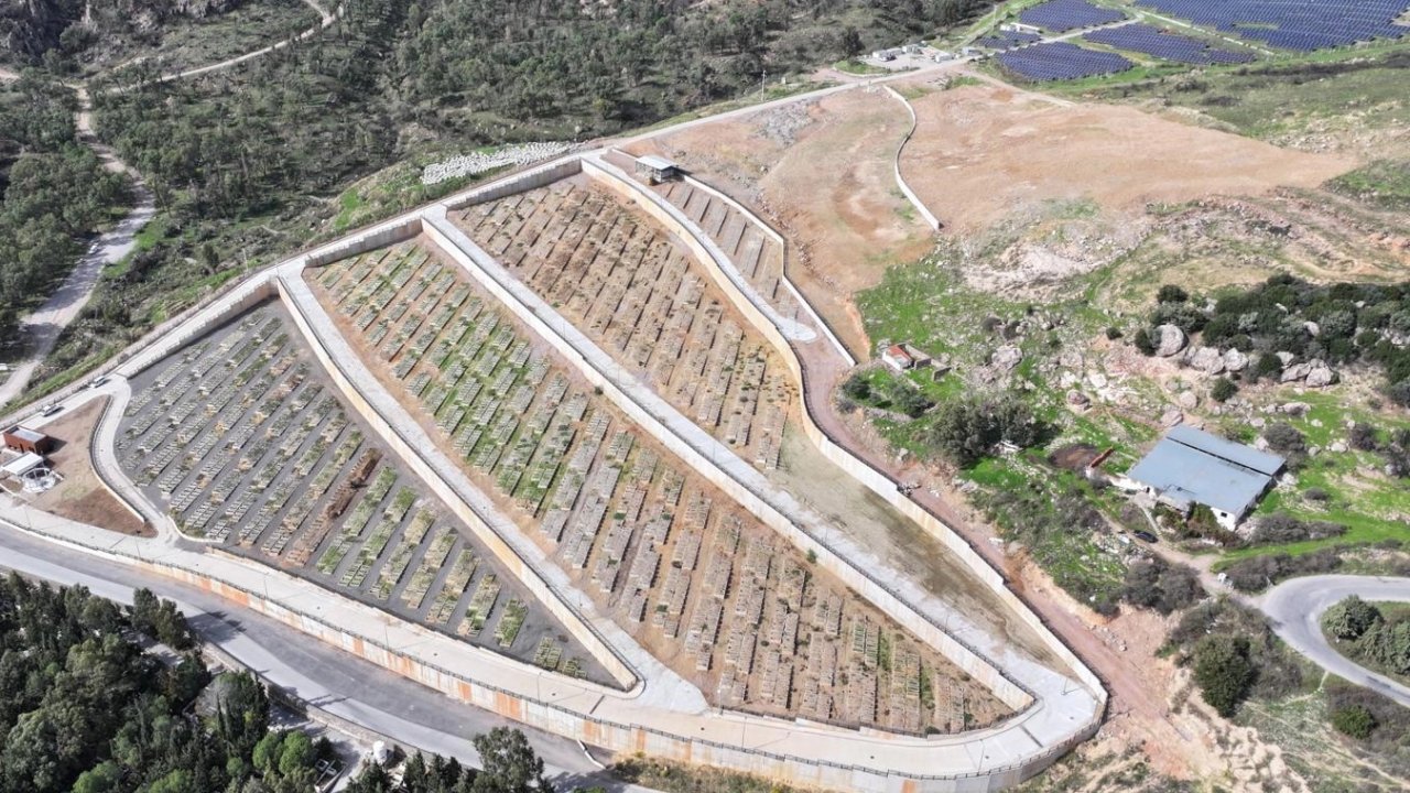 İzmir mezarlığına 70 futbol sahası büyüklüğünde yeni alan